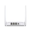 Router Mercusys MW302R, 2,4 GHz, 300 Mbit/s, 3x RJ-45 - 2 Antenas