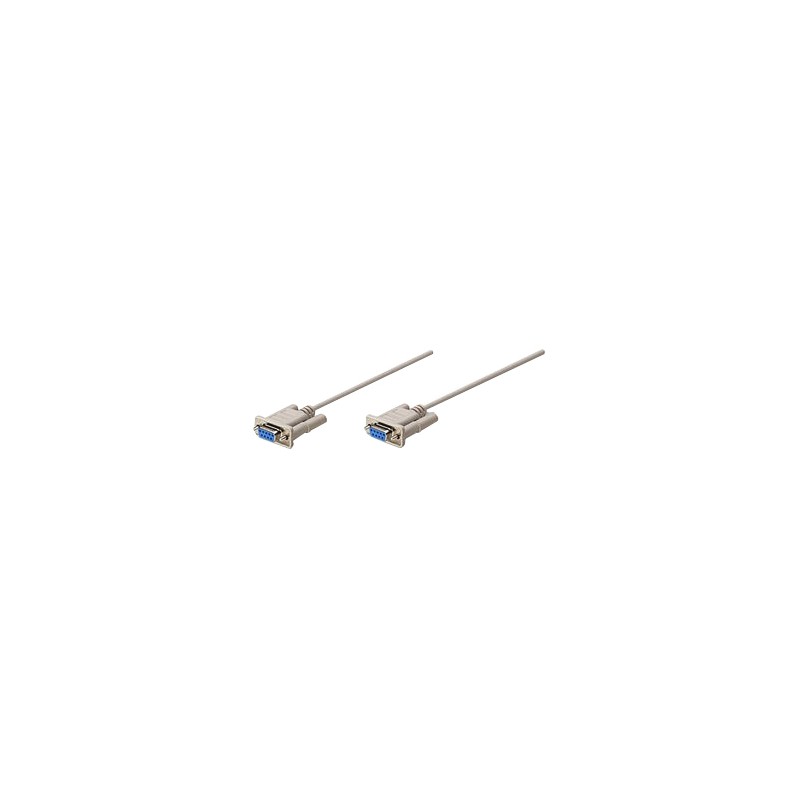 CABLE NULL MODEM DB9H-H 1.8M, 7C .