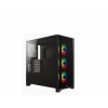 Gabinete Corsair RGB iCUE 4000X con Ventana, Midi-Tower, ATX, USB 3.0, sin Fuente