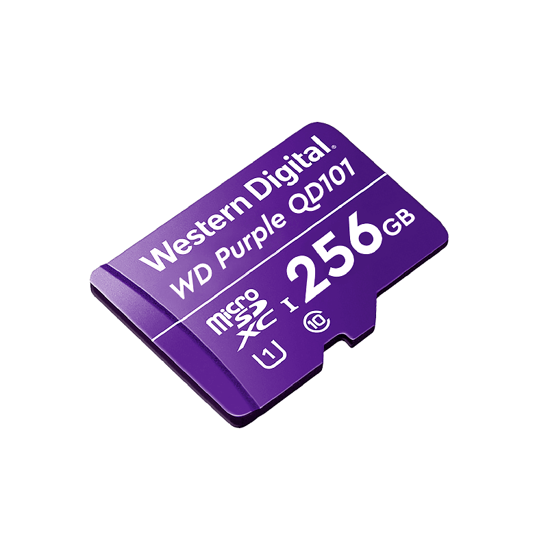 Memoria Flash Western Digital Wd Purple Sc Qd101, 256Gb Microsdxc Clase 10 WESTERN DIGITAL WESTERN DIGITAL