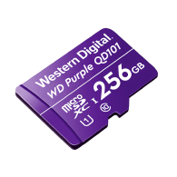 Memoria Flash Western Digital Wd Purple Sc Qd101, 256Gb Microsdxc Clase 10 WESTERN DIGITAL WESTERN DIGITAL