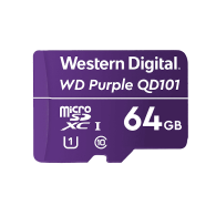Memoria Flash Western Digital Wd Purple Sc Qd101, 64Gb Microsdhc Clase 10 WESTERN DIGITAL WESTERN DIGITAL