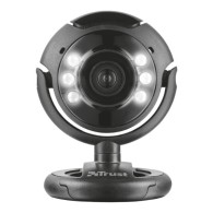 Webcam SpotLight Pro Trust, 1.3MP, 1280 x 1024 Pixeles, USB - Negro