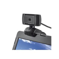 Webcam Trino Trust, 1280 x 720 Pixeles, USB 2.0 - Negro