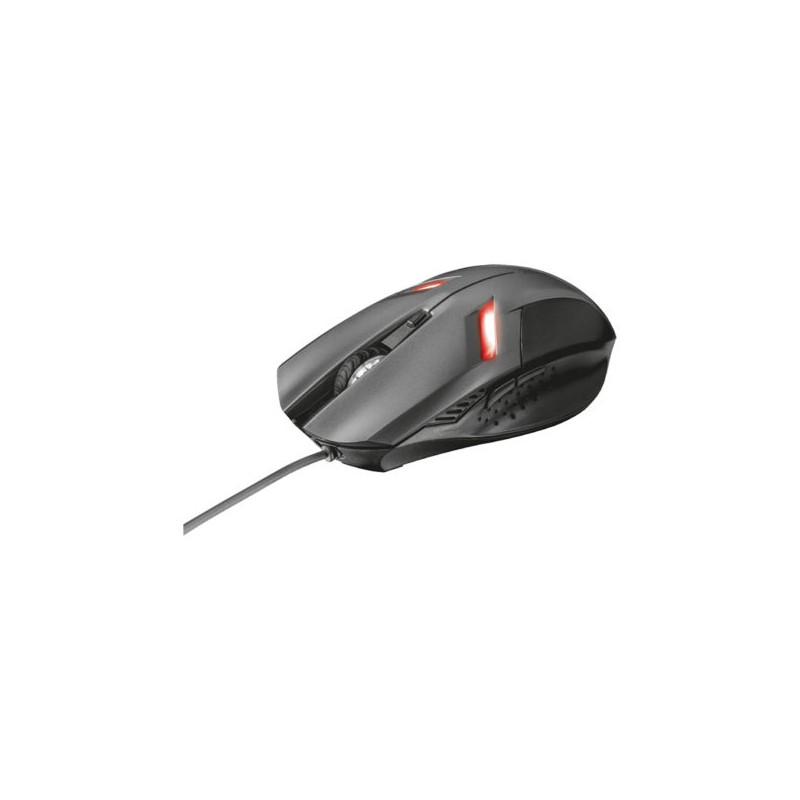 Mouse Gamer Óptico Ziva Trust, Alámbrico, USB, 2000DPI - Negro