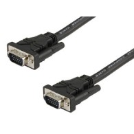 Manhattan Cable para Monitor SVGA 8mm, HD15 Macho - HD15 Hembra, 1.8 Metros, Negro