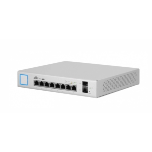 Switch Networks Gigabit Ethernet UBIQUITI Us-8-150W, 8 Puertos 10/100/1000Mbps + 2 Puertos Sfp, 20 Gbit/S - Administrable