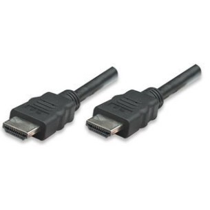 Cable 323239 HDMI de Alta Velocidad HDMI 5 Metros, Negro Manhattan