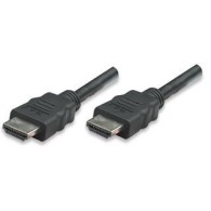 Manhattan Cable HDMI de Alta Velocidad con Canal Ethernet, HDMI Macho - HDMI Macho, 5 Metros, Negro