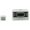 Manhattan Adaptador Mini DisplayPort Macho - VGA Hembra, 17cm, Blanco