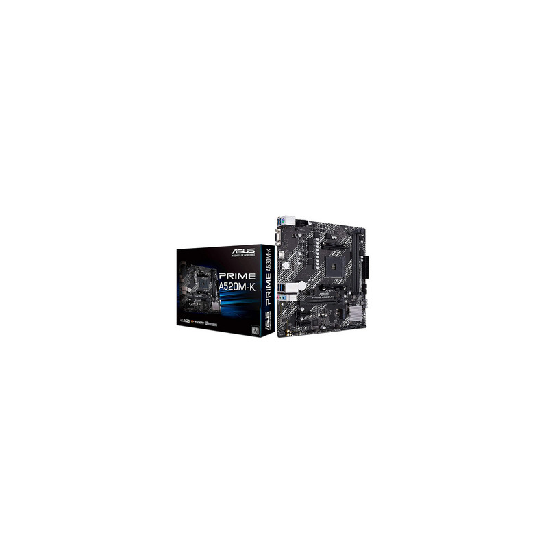 Tarjeta Madre Micro Atx Prime A520M-K, Socket Am4, 64Gb Ddr4 Para Amd Asus ASUS