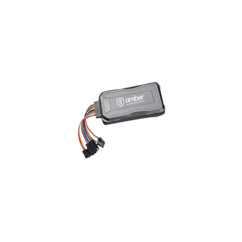 Rastreador GPS para Automóvil Amber Connect, 66 Canales - Negro