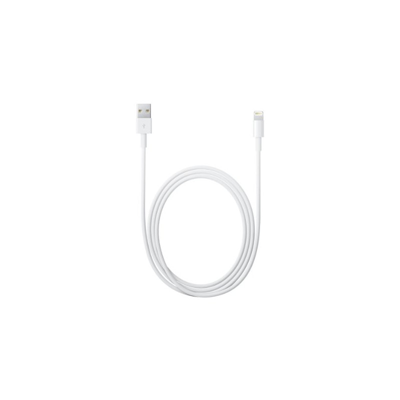 Apple Cable Lightning - USB, 2 Metros, Blanco