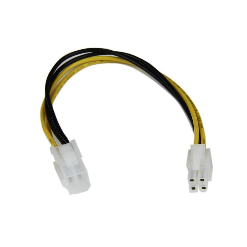 Cable de Poder ATX Macho - Hembra (4-pin), 20cm StarTech.com
