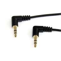 Cable Extensor de Audio, 3,5mm Macho - 3,5mm Macho, 90cm, Negro