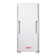 Gabinete Gaming XPG STARKER-WHCWW, Media torre, ATX, RGB, Sin fuente de poder Blanco