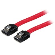Cable SATA con Cierre de Seguridad, 45cm, Rojo StarTech.com