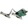 Tarjeta PCI Express Nativo de Perfil Bajo de 2 Puertos Serie RS232 con UART 16550 StarTech.com