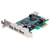 Tarjeta PCI Express Perfil Bajo USB 2.0 de Alta Velocidad StarTech.com