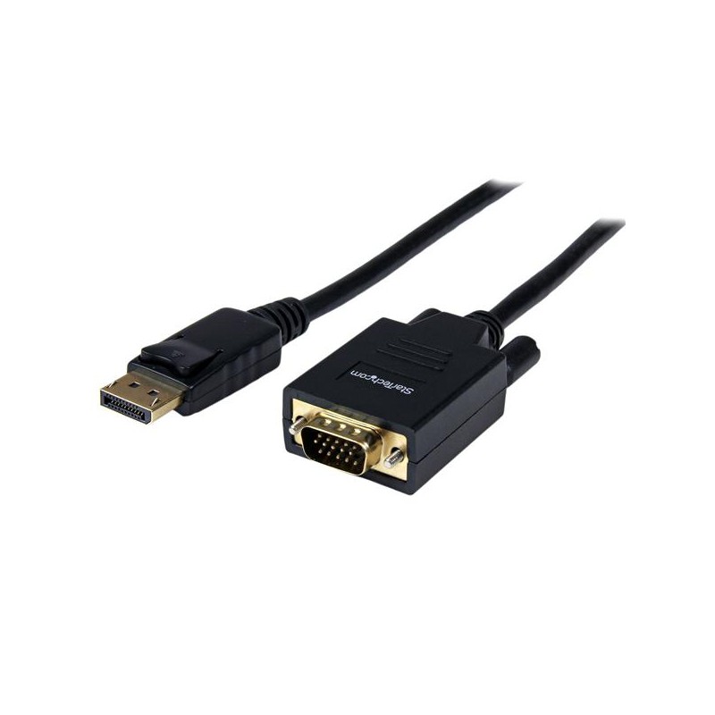 Cable DisplayPort Macho - VGA (D-Sub) Macho, 1.8 Metros, Negro StarTech.com