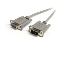 Cable Serial DB-9 Macho - DB-9 Hembra, 1.8 Metros, Gris StarTech.com