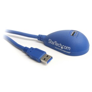 Cable USB3SEXT5DSK de 1.5m Extensión Alargador USB 1.5 Metros, Azul Startech.com