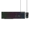 Kit de Teclado y Mouse Yeyian Phoenix 2000 RGB, Alámbrico en Ingles USB