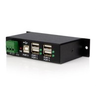 Robusto Concentrador USB 2.0, 4 Puertos, 480 Mbit/s, Negro StarTech.com