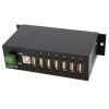 Resistente Concentrador USB 2.0, 7 Puertos, 480 Mbit/s, Negro StarTech.com
