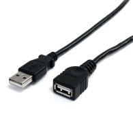 Cable de Extensión USB 2.0 A Macho - USB A Hembra, 1.8 Metros, Negro StarTech.com