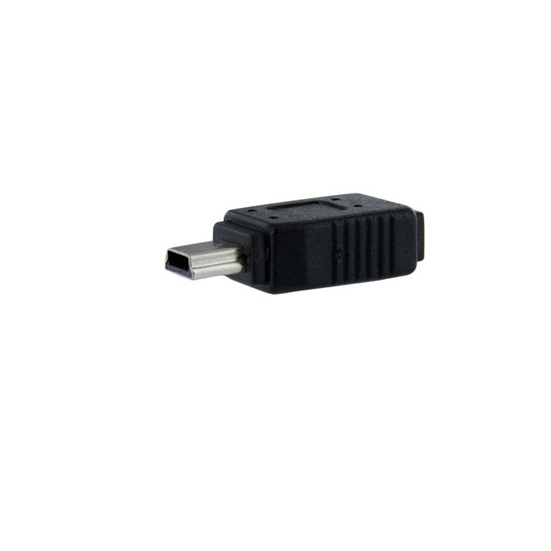 Adaptador Micro USB B Hembra - mini USB B Macho, Negro StarTech.com
