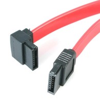 Cable SATA de Ángulo Recto Izquierdo, 45cm, Rojo StarTech.com