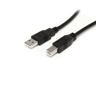 Cable USB A Macho 10 Metros, Negro USB2HAB30AC StarTech.com