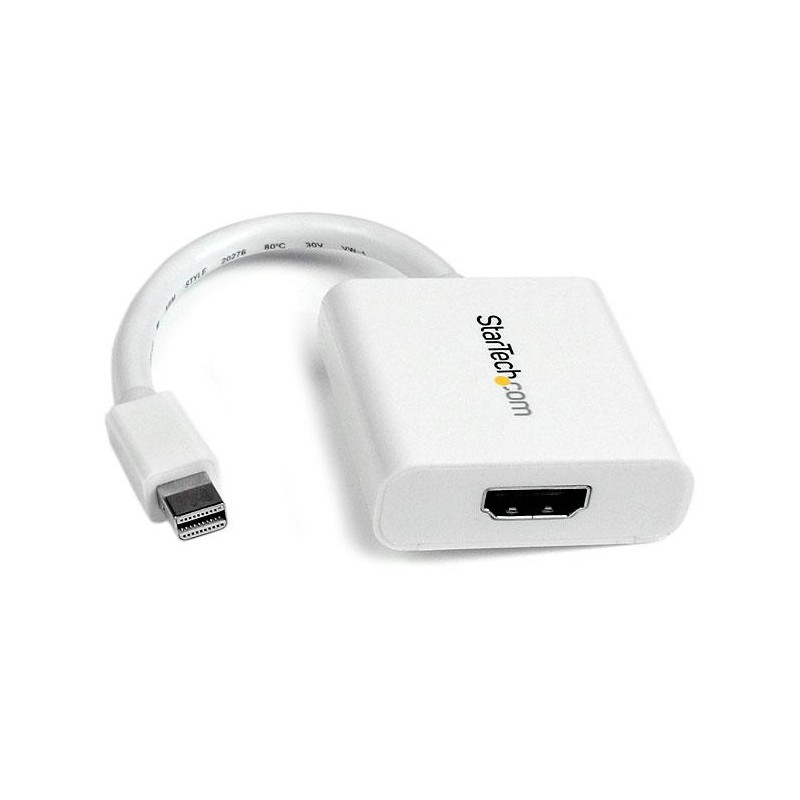 Adaptador Mini DisplayPort - HDMI, Blanco StarTech.com