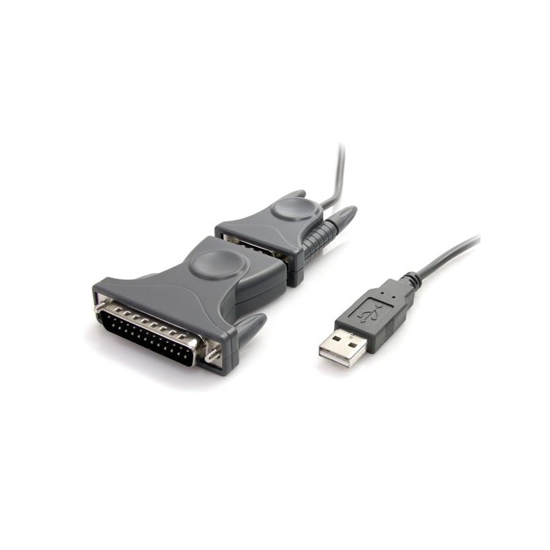 Cable USB 2.0 Macho - DB9 Macho, 90cm, Gris StarTech.com