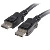 Cable con Cierre de Seguridad, DisplayPort Macho - DisplayPort Macho, 1.8 Metros, Negro