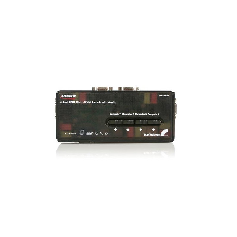 Switch KVM, USB/VGA, 4 Puertos StarTech.com