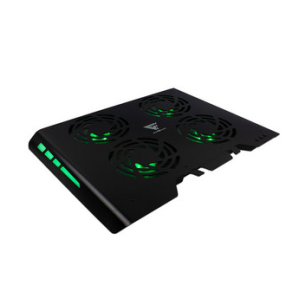 Base Enfriadora Cpg400 Para Laptop 17", Con 4 Ventiladores, Negro Game factor