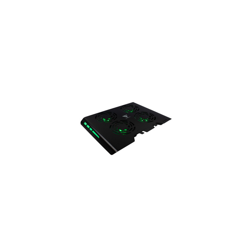 Base Enfriadora Cpg400 Para Laptop 17", Con 4 Ventiladores, Negro Game factor GAME FACTOR
