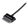 Cable Adaptador 2m Conector Dock USB para Samsung Galaxy Tab - Negro - USB A Macho