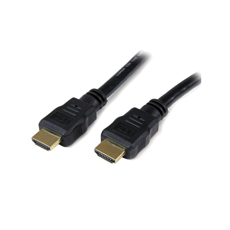 Cable HDMI de Alta Velocidad, HDMI Macho - HDMI Macho, 4K, 1 Metros, Negro