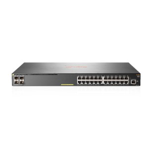 Switch Gigabit Ethernet 2930F 24G 4Sfp, 24 Puertos 10/100/1000Mbps + 4 Puertos Sfp, 56 Gbit/S, 32.768 Entradas - Administr ARUBA