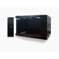 Enson Gabinete de Pared 6U, hasta 60KGs, Negro ENS-RKGB6U