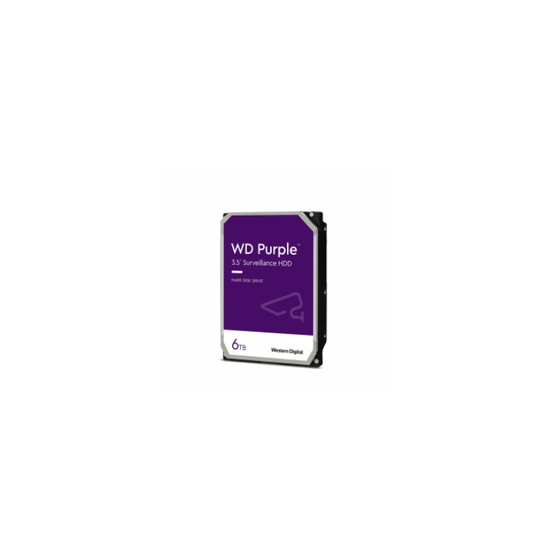 Disco Duro Interno Western Digital Wd Purple 3.5", 6Tb, Sata Iii, 6Gbit/S, 5640Rpm, 256Mb Caché WESTERN DIGITAL WESTERN DIGITAL