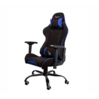 Silla Xzeal Gamer XZ25, hasta 150Kg, Negro con Azul