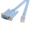 Cable 1.8m para Gestión de Router Consola Cisco RJ45 a Serial DB9 - Rollover - Macho a Hembra