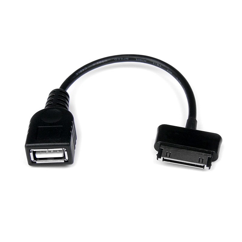 Cable Adaptador USB para Samsung Galaxy Tab - USB A Hembra, 15cm, Negro StarTech.com