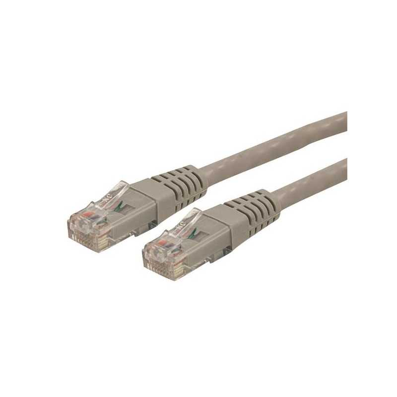 Cable Patch Cat6 UTP Moldeado, RJ-45 Macho - RJ-45 Macho, 90cm, Gris StarTech.com