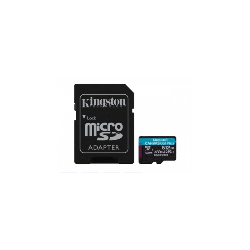 Memoria Kingston Micro SDXC CANVAS GO PLUS 170R A2 U3 V30, SDCG3/512G