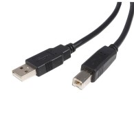 Cable USB 2.0 para Impresora, USB A Macho - USB B Macho, 1.8 Metros, Negro StarTech.com